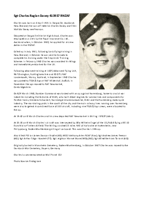 A preview of a PDF biography for Davey, Charles Raglan